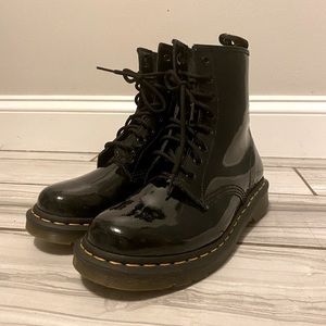 Dr martens patent leather boot